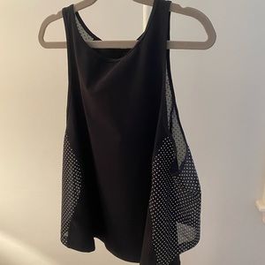 Polka dot Lululemon Long Front Cropped Back Tank